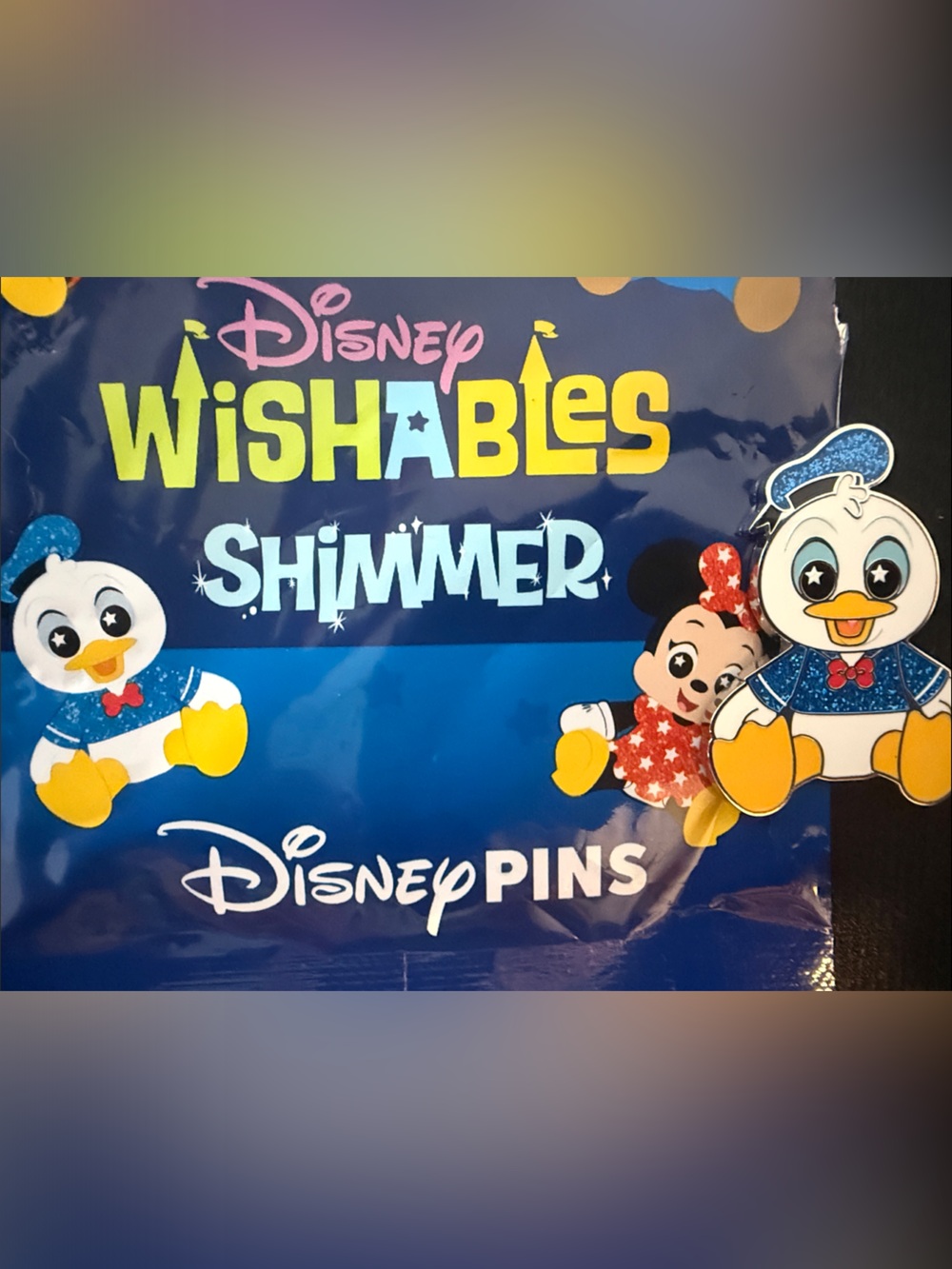 Disney Wishables Shimmer Pins - Mickey and Friends Donald Duck